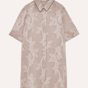 Aritzia Wilfred embroidered Atticus dress